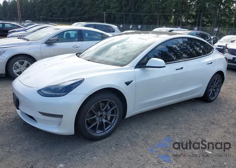 2021 Tesla Model 3 Standard Range Plus Rear-Wheel Drive из США, поврежденный, VIN 5YJ3E1EA3MF870838